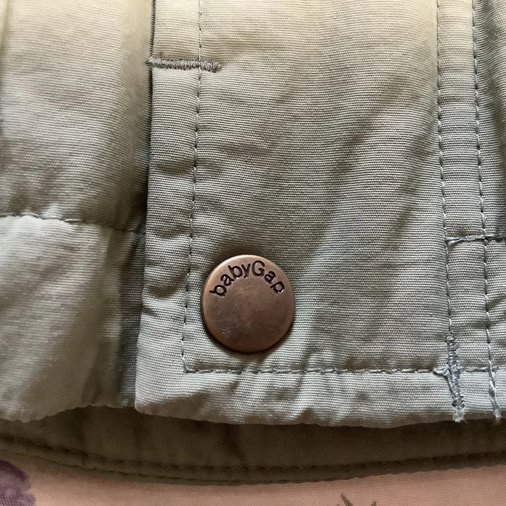 Baby Gap Infants Winter Coat Jacket with Hood Green 0-6 months